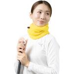 [TOLYO LM]【カシミヤ100%】全8色 男女兼用 マフラー 2WAY ネックウォーマー&ビーニー スヌード ワッチ 襟巻き 帽子 両用 薄手 柔らかい 防寒 レディース メンズ (エッグイエロー) ランテル・メディエール