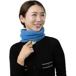 [TOLYO LM]【カシミヤ100%】全8色 男女兼用 マフラー 2WAY ネックウォーマー&ビーニー スヌード ワッチ 襟巻き 帽子 両用 薄手 柔らかい 防寒 レディース メンズ (スカイブルー) ランテル・メディエール