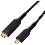 USB Type-C Mini HDMI 変換ケーブル 1m 4K 60Hz 単方向 モバイルモニター対応 複製/拡張 エレコム