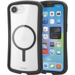 iPhone 17e/16e ケース ハイブリッド 衝撃吸収 MAGKEEP 磁力装着ワイヤレス充電対応 Grippy エレコム