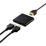 HDMI切替器 4入力1出力 4K60Hz リモコン付き 自動/手動切替 HDCP2.3 HDR対応 エレコム