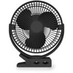 扇風機 小型 静音 卓上 クリップ式  dcモーター 切タイマー 角度調節 アウトドア TOPLAND
