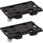 台車 スタッキング 平台車 耐荷重120kg ホームキャリー 日本製 日東