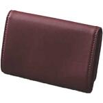RingoLeather(R)CARD CASE 名刺入れ カードケース ブラック/レッド SORENA