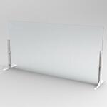 アクリルパーティション W1200×600mm/クリア ナカバヤシ