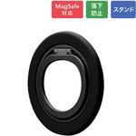 MagSafe対応 スマートフォンリング「MAGTUS」Slim Swing Ring ブラック LEPLUS NEXT