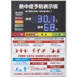 LED熱中症予防表示板(症状・対処記載) 日本緑十字社