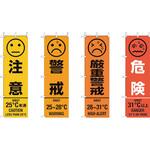 桃太郎旗 WBGT値表示セット ユニット