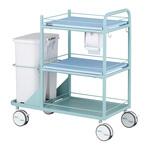 オムツ交換車 リフレッシュ・トイレットペーパーホルダー付 ナビス(アズワン)