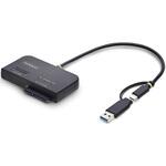 M.2 NVMe および 2.5/3.5 インチ SATA ドライブ用アダプター/USB-C USB-A接続/最大10Gbps/B+M M-Key対応/工具不要/外付けSSDリーダー StarTech.com