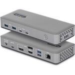 ドッキングステーション/USB-C接続/3画面 DisplayPort + HDMI(2x 4K60Hz， 1x 4K30Hz)/100W PD/2x USB-C + 4x USB-A/LAN/ドライバー不要/Windows用/多機能ハブ StarTech.com