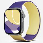 Apple Watch用マグネット式シリコンバンド(42mm) MD025-1-42-PNCTPL MOFT(モフト)