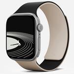 Apple Watch用マグネット式シリコンバンド(42mm) MD025-1-42-JTBKBHWT MOFT(モフト)