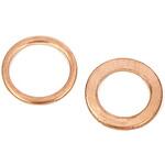 #6 BANJO BOLT銅 ワッシャー 14mm/12mm(大 小) ACTIVE(アクティブ)[バイク部品]