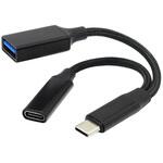 5V給電 USB2.0対応 OTG変換ケーブル ルートアール