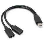 5V給電 USB2.0対応 TYPE-C OTG変換ケーブル ルートアール