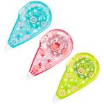 修正テープ 3色アソート 使い切りタイプ PLUS(プラス)[文具]