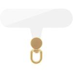 iPhone/スマートフォン対応 「STRAP SHEET」挟み込みシート 360度回転クリアタイプ ゴールド LEPLUS NEXT