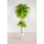 GOW-473 人工樹木/人工観葉植物 フランスベンジャミン 150cm 岩や