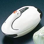 26675 ミニサイズ鶴型珍味入 用美(ヤマコー)