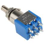 8642A APEM 押しボタンスイッチ， モーメンタリ， パネルマウント， DPDT， 8642A APEM