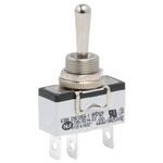 638H/2 APEM トグルスイッチ， SPST， パネルマウント， On-Off-(On)， 638H/2 APEM