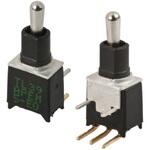 TL39W0050 APEM トグルスイッチ， SPDT， PCB， On-Off-On， TL39W0050 APEM
