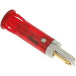 QS101XXR12 Apem パイロットランプ， 12V dc， 赤， 実装ホールサイズ:10mm， QS101XXR12 APEM
