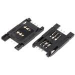 7111S2015X02LF Amphenol Communications Solutions， メモリカードコネクタ， SIM 6 極， メス 7111S2015X02LF AMPHENOL