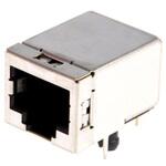 95678-001LF Amphenol ICC RJ45 モジュラーコネクタ， メス， RJ45コネクタ， スルーホール実装， Cat5e， 95678-001LF AMPHENOL