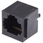 90598-001LF Amphenol ICC RJ45 モジュラーコネクタ， メス， RJ45コネクタ， スルーホール実装， Cat3， 90598-001LF AMPHENOL
