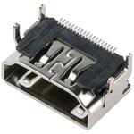 10029449-001RLF Amphenol ICC HDMIコネクタ メス Aタイプ 接続方向:ライトアングル 10029449-001RLF AMPHENOL