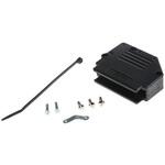 863093C37ALF Amphenol ICC D-Sub バックシェエル 863093C シリーズ 37 極 C， 黒， 863093C37ALF AMPHENOL