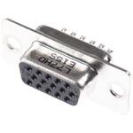L77HDE15S Amphenol ICC D-subコネクタ， 15極， メス， パネルマウント， L77HDE15S AMPHENOL