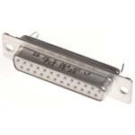 DB25S064HTLF Amphenol FCI D-subコネクタ， 25極， メス， パネルマウント， DB25S064HTLF AMPHENOL