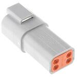 AT04-4P Amphenol Industrial 自動車用コネクタ 4極 メス 電源コネクタ， AT04-4P AMPHENOL