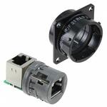 RJF21RAB Amphenol Socapex RJ45 モジュラーコネクタ， メス， RJ45コネクタ， パネルマウント， Cat5e， RJF21RAB AMPHENOL