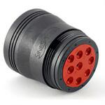 AHD17-9-1939S Amphenol Industrial 丸型コネクタ， 9極， ケーブルマウント， AHD17-9-1939S AMPHENOL