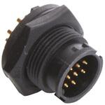 BU-12PMMS-LC7001 Amphenol Industrial 丸型コネクタ， 12極， スタンダード， パネルマウント， BU-12PMMS-LC7001 AMPHENOL
