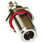 82-6512 Amphenol RF 同軸コネクタ ジャック ケーブルマウント Nコネクタ， 82-6512 AMPHENOL