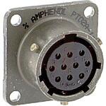 PT02A-12-10S Amphenol Socapex MIL規格丸型コネクタ PT， シリーズ， メス， 10極 PT02A-12-10S AMPHENOL