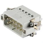 C146 10A010 002 4 Amphenol Industrial ヘビーデューティパワーコネクタインサート Heavy Mate C146シリーズ オスインサート 10極 コネクタ C146 10A010 002 4 AMPHENOL