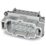 C146 10A010 102 1 Amphenol Industrial ヘビーデューティパワーコネクタインサート Heavy Mate C146シリーズ オスインサート 10極 コネクタ C146 10A010 102 1 AMPHENOL