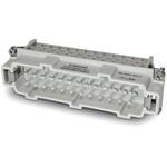 C146 10A024 102 1 Amphenol Industrial ヘビーデューティパワーコネクタインサート Heavy Mate C146シリーズ オスインサート 24 + PE極 コネクタ C146 10A024 102 1 AMPHENOL