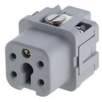 C146 10B004 002 4 Amphenol Industrial ヘビーデューティパワーコネクタインサート Heavy Mate C146シリーズ メスインサート 4+PE極 コネクタ C146 10B004 002 4 AMPHENOL