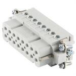 C146 10B016 002 4 Amphenol Industrial ヘビーデューティパワーコネクタインサート Heavy Mate C146シリーズ メスインサート 16+PE極 コネクタ C146 10B016 002 4 AMPHENOL