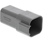 AT04-6P Amphenol 自動車用コネクタ 6極 メス 電源コネクタ， AT04-6P AMPHENOL