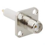 901-9887-RFX Amphenol 同軸コネクタ ジャック フランジマウント SMAコネクタ， 901-9887-RFX AMPHENOL
