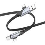 U119-4IN1-BK hoco U119 4 in 1ケーブル PD60W ブラック hoco