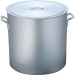 【新品】半寸胴鍋 アルミニウム 目盛付 (アルマイト加工) 33cm 17ℓ 半寸胴鍋 アルミ鍋 [ガス] 15～72cm 全16サイズ / キングポット N-2